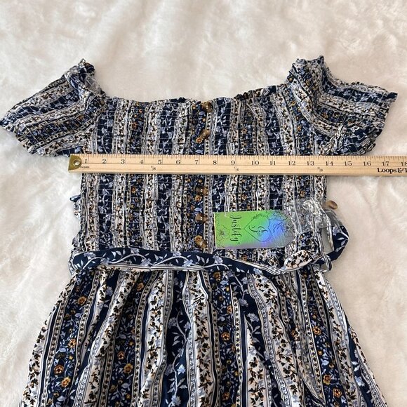 NWT Justify Juniors Large Hi-Low Floral Dress - Picture 10 of 13